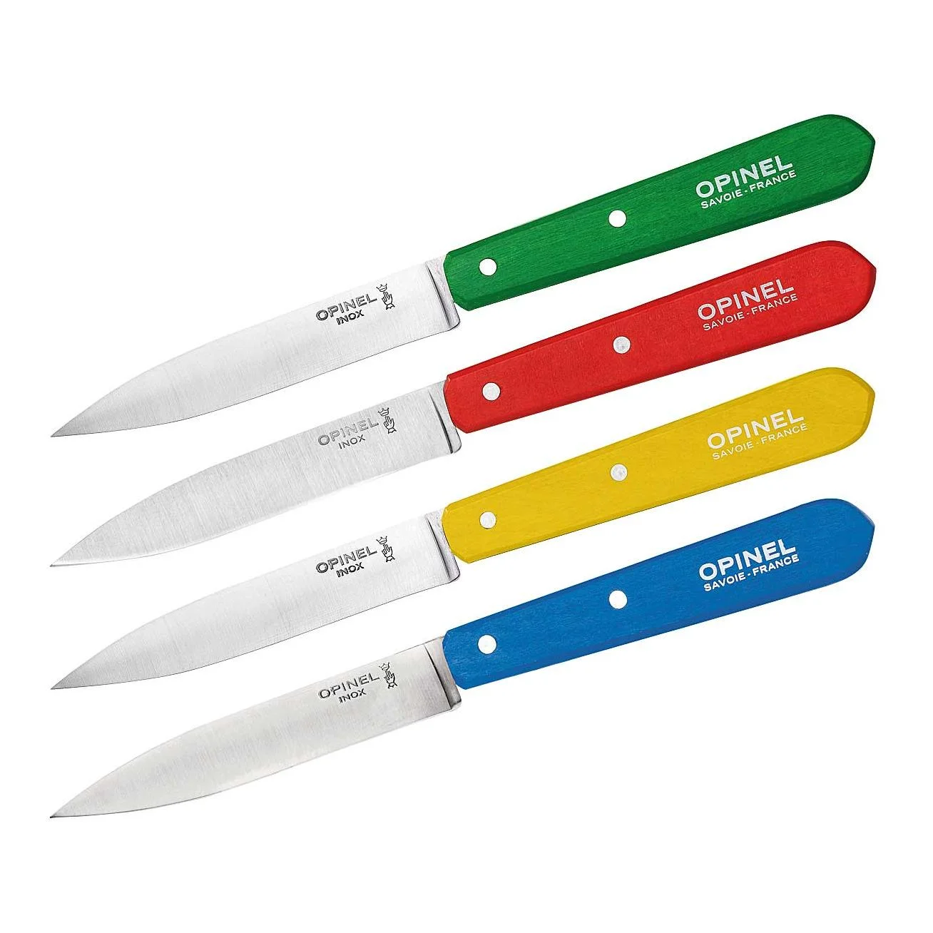 Messer Opinel Set mit vier Tafelmessern