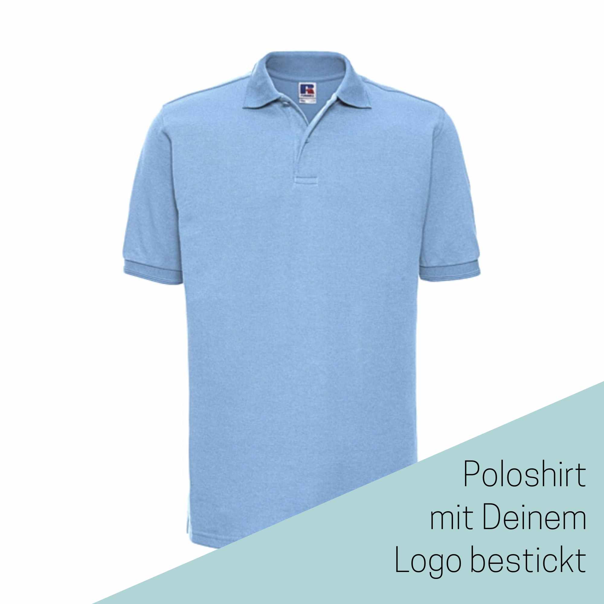 Besticktes Poloshirt mit Deinem Logo, Wappen oder Namen