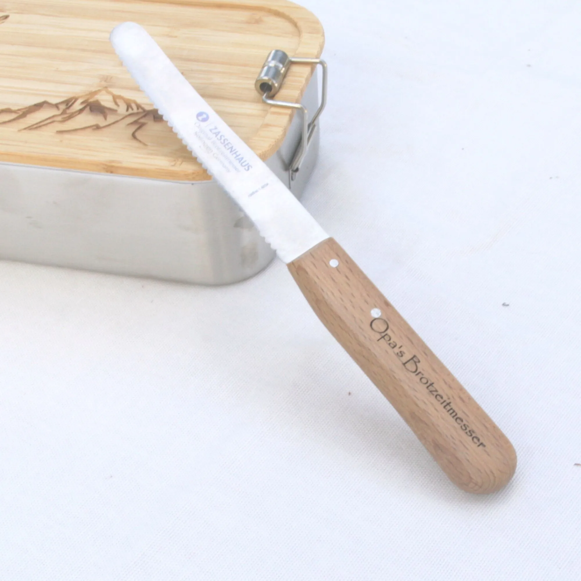 Original Brötchenmesser Zassenhaus mit Gravur