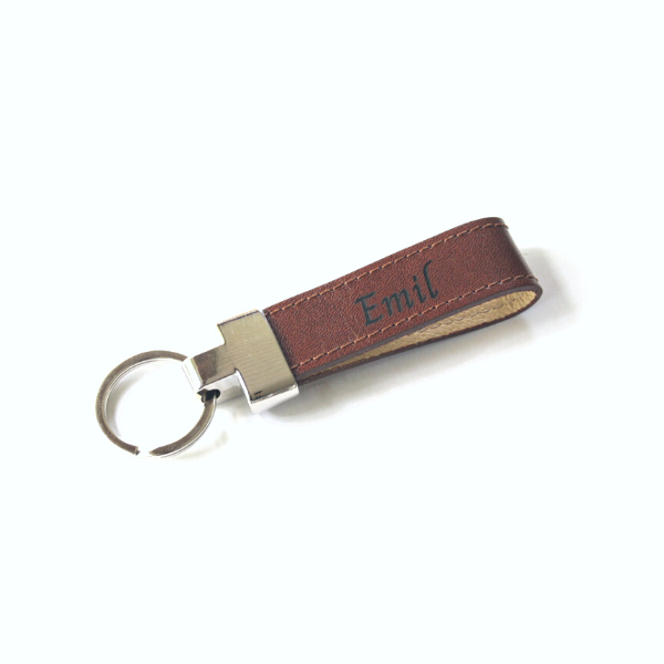 Premium Schlüsselanhänger aus Leder personalisiert