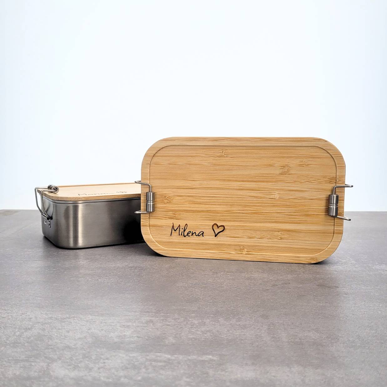 Lunchbox mit Wunschtext - Personalisierte Brotdose in 3 Größen