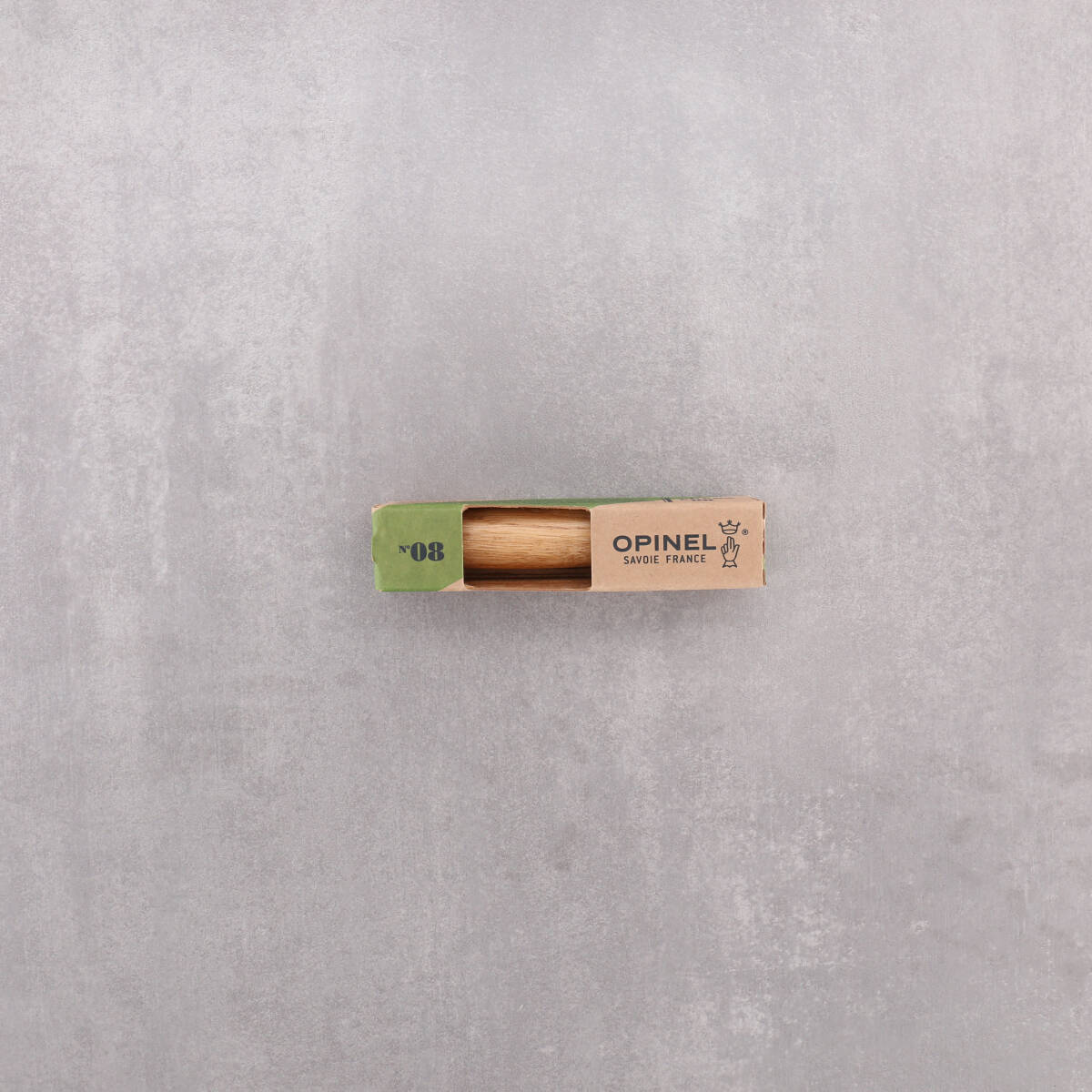 Eichenholz - Premium Opinel No08 Taschenmesser mit Wunschgravur