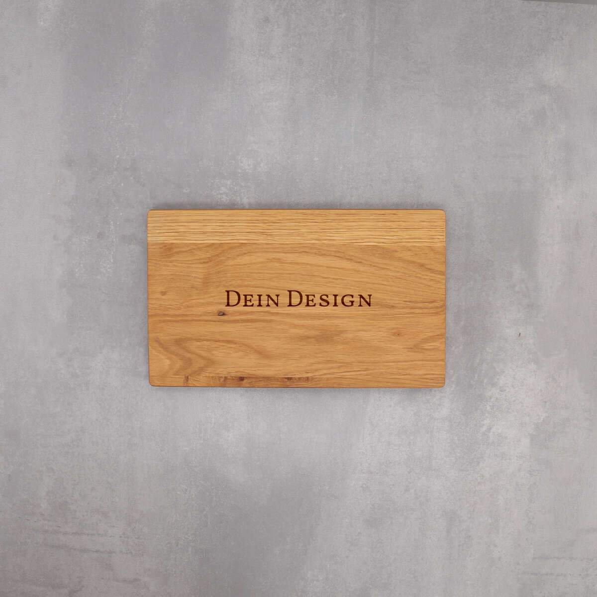 Frühstücksbrett Eiche 30x18 cm - Freie Gestaltung (Online-Designer)