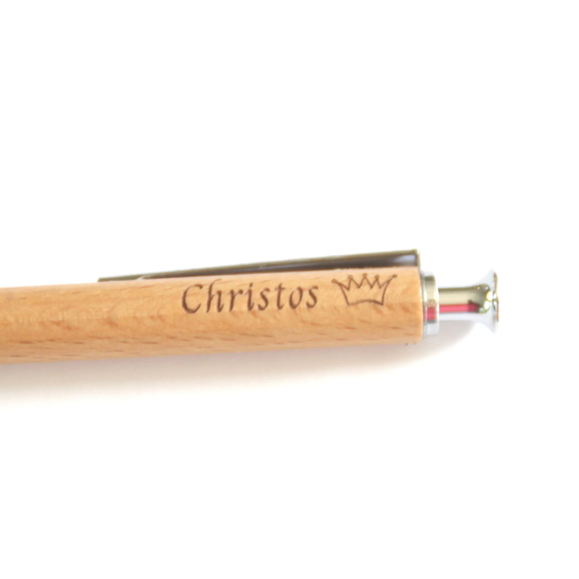 Kugelschreiber-Geschenk personalisiert mit Namen und Motiv mit Lasergravur