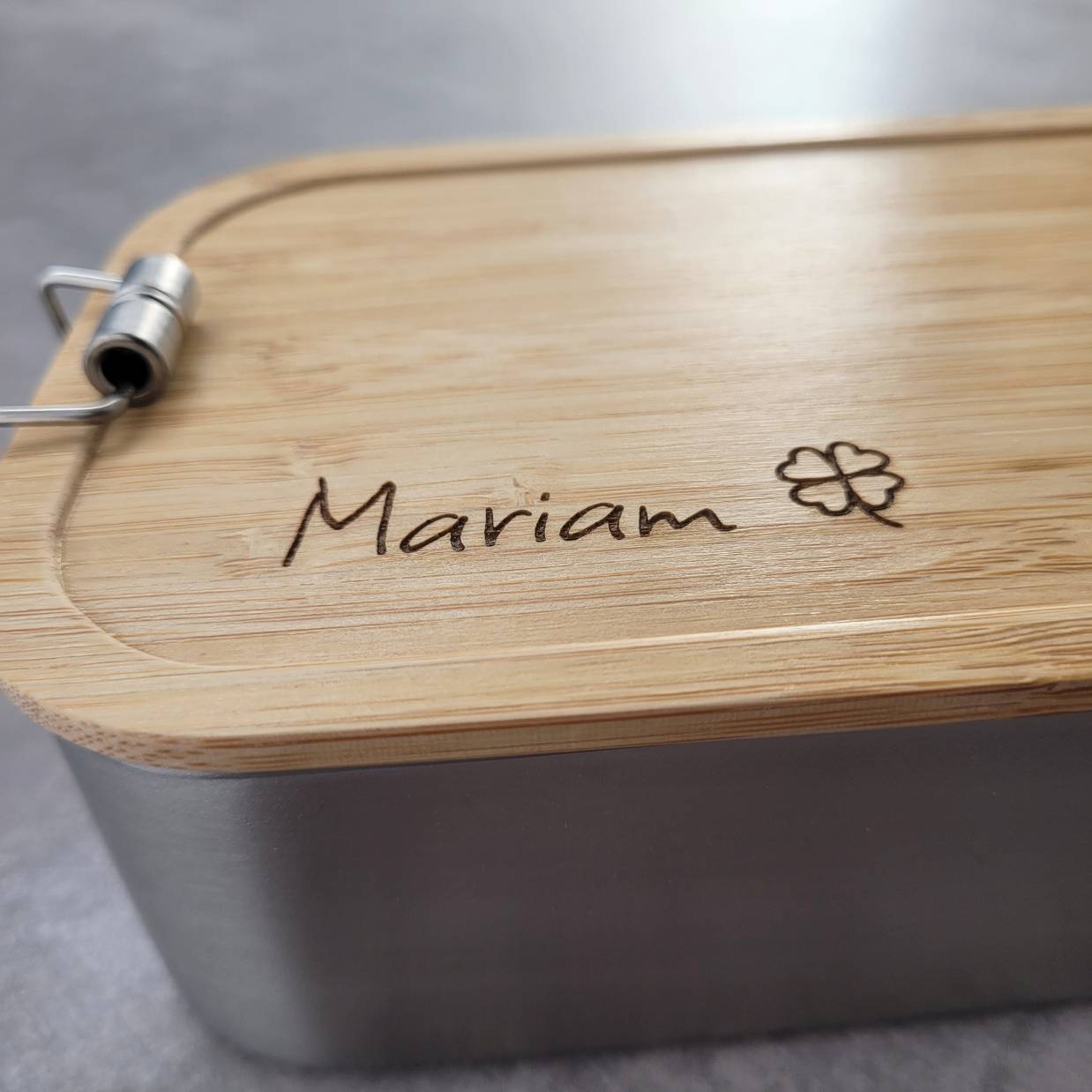 Lunchbox mit Wunschtext - Personalisierte Brotdose in 3 Größen