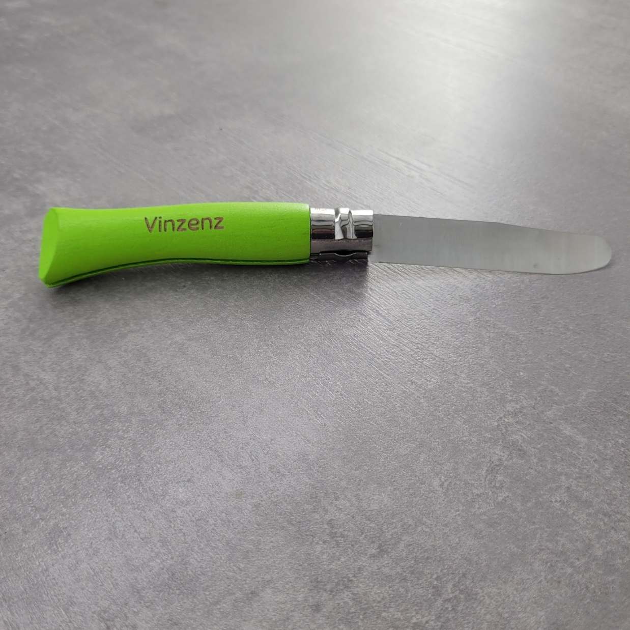 Kindertaschenmesser Opinel mit Wunschnamen in verschiedenen Farben