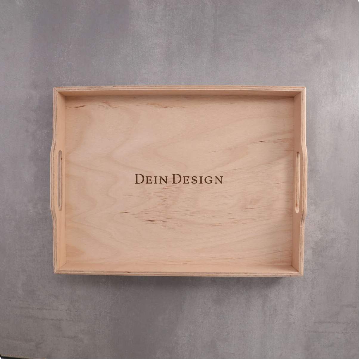 Tablett Buche 40x30x6 cm - Freie Gestaltung (Online-Designer)