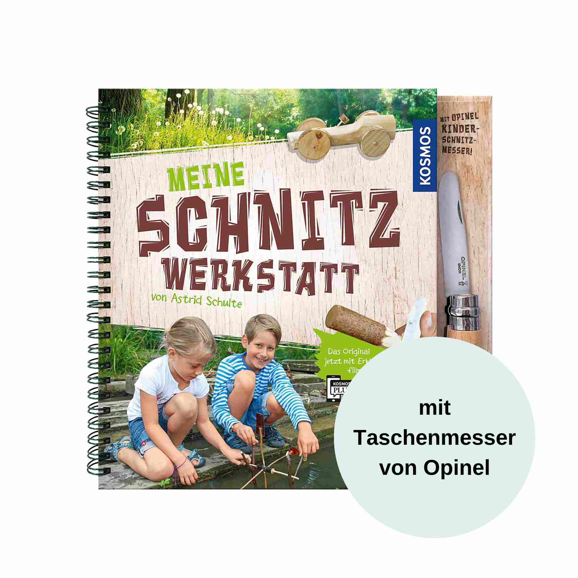 Schnitzbuch für das Schnitzset für Kinder die gerne werkeln und schnitzen