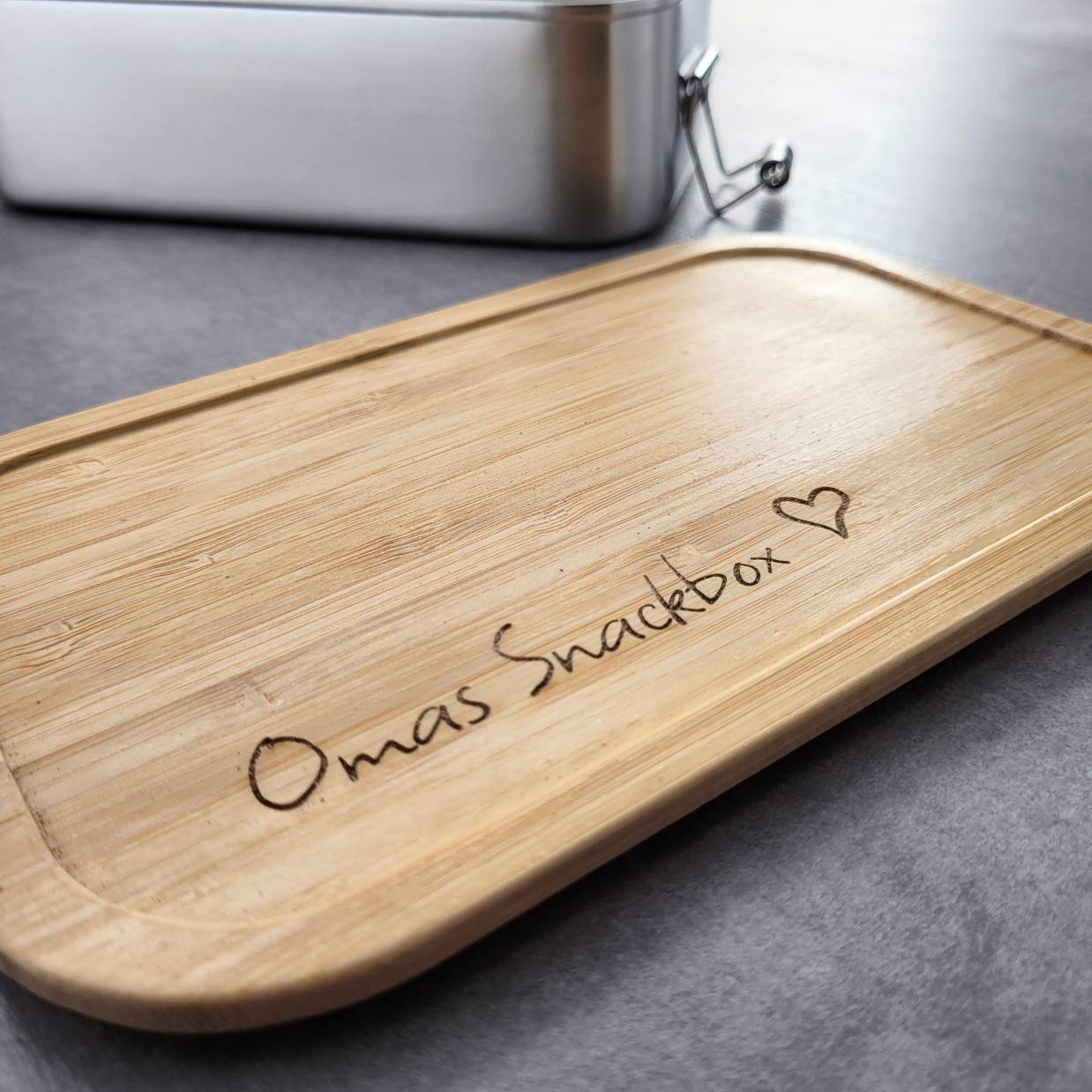 Lunchbox mit Wunschtext - Personalisierte Brotdose in 3 Größen