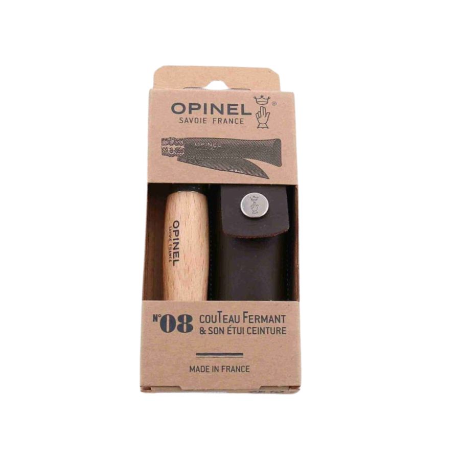 Geschenkeset - Opinel No08 Taschenmesser und Etui