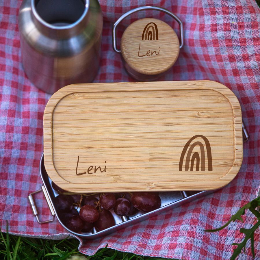 Kinder - Brotdose und Flasche personalisiert Kinder - Brotdose und Flasche personalisiert