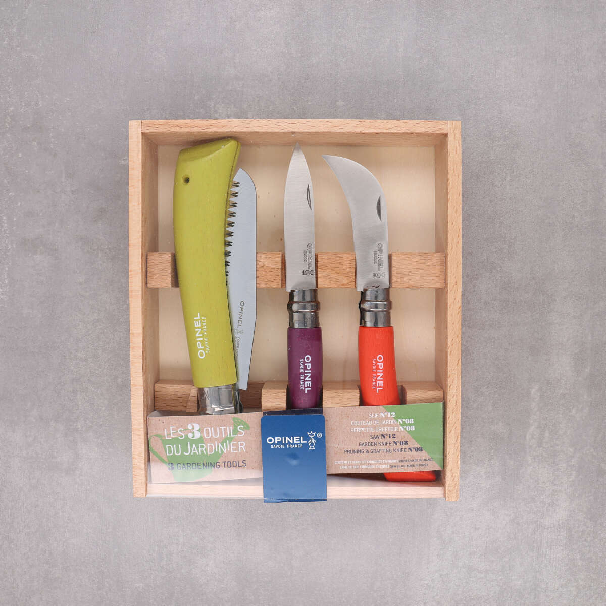 Opinel Gartenset Messer und Säge