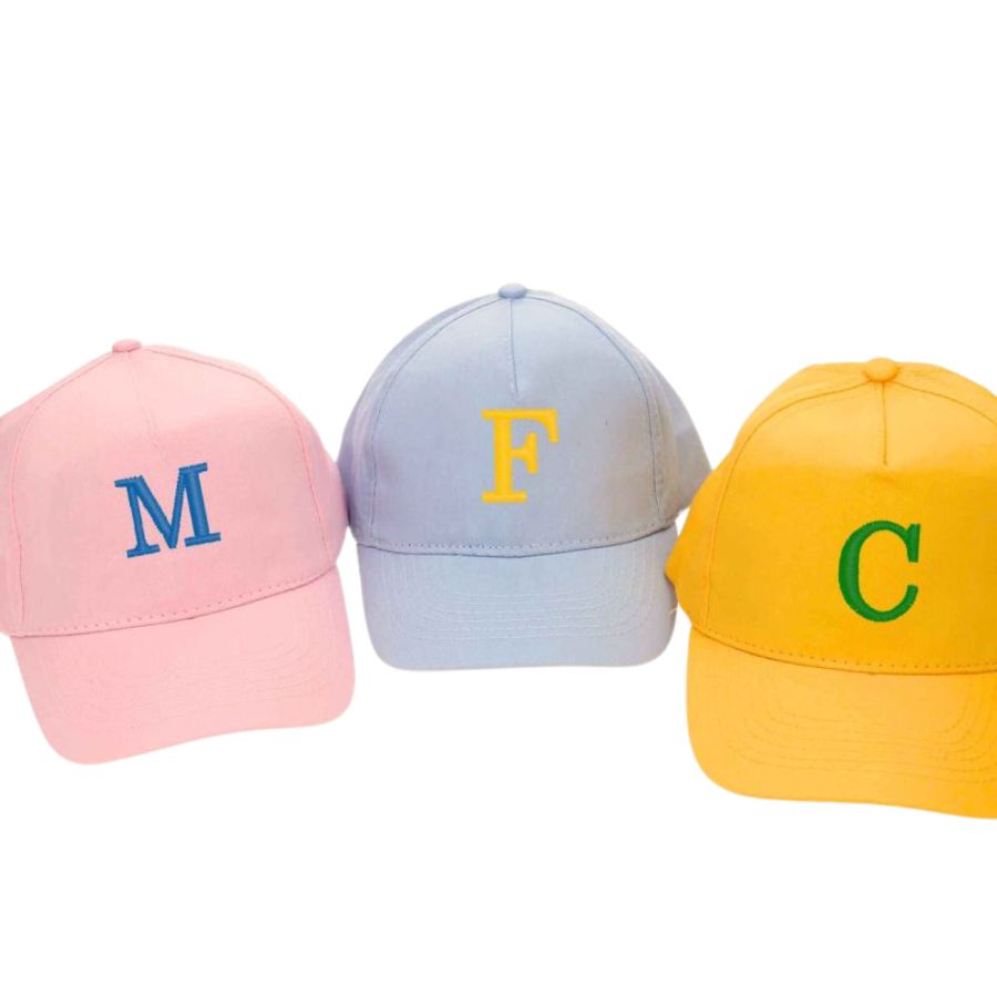 Kinder Cap mit Namen bestickt Mütze Kappe Sonnenhut Kinder Cap mit Namen bestickt Mütze Kappe Sonnenhut