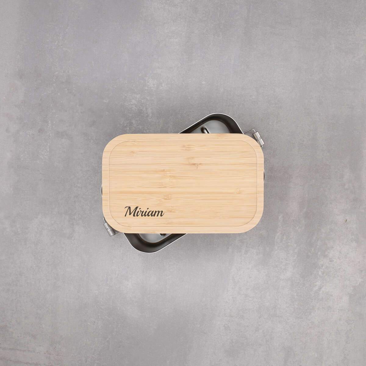 Lunchbox mit Wunschtext - Personalisierte Brotdose in 3 Größen