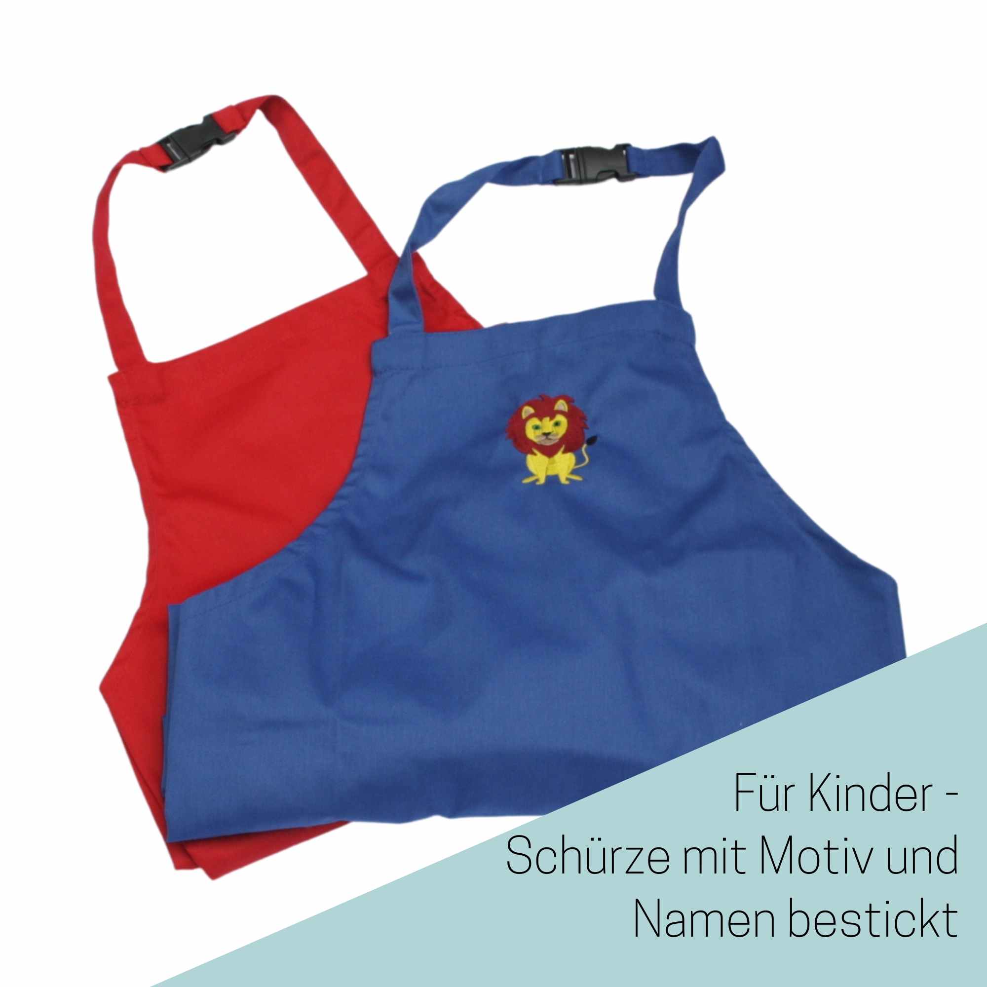 Kinder Schürze mit Namen oder Motiv
