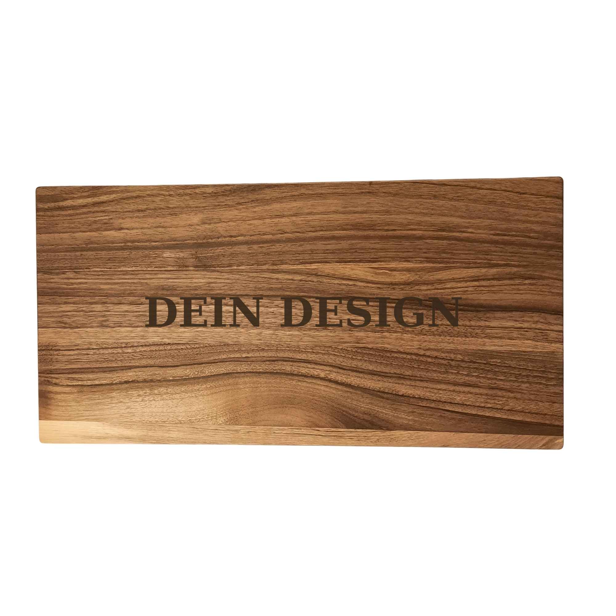 Nussbaum Schneidebrett mit individueller Gravur Holz, Hartholz, Gebeiztes Holz
