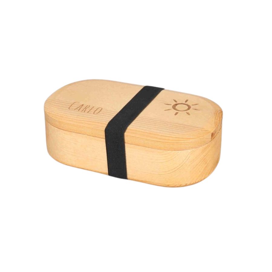 Holz Brotdose personalisiert