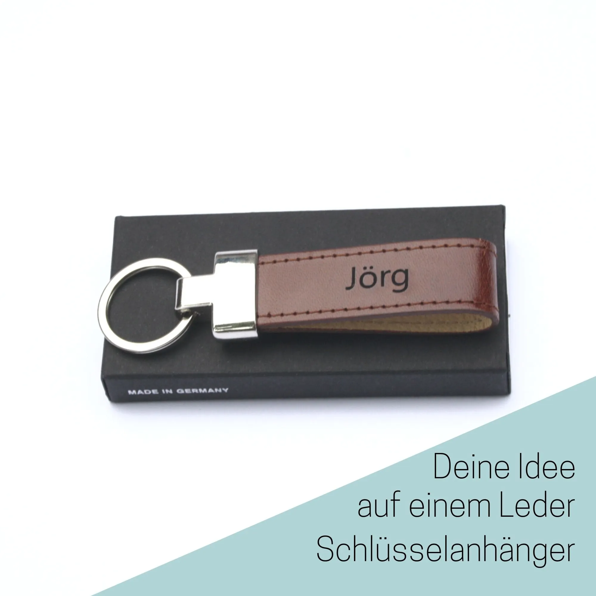 Premium Schlüsselanhänger aus Leder personalisiert Premium Schlüsselanhänger aus Leder personalisiert