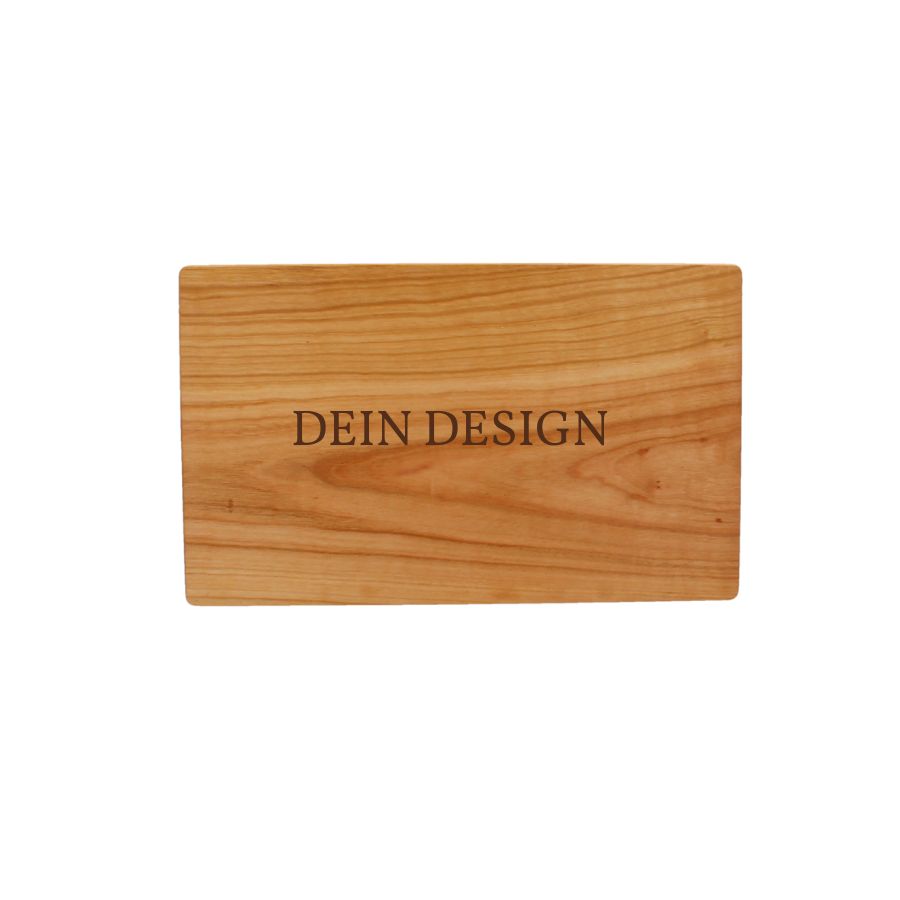 Kirschholz Küchenbrett mit individueller Gravur, Holz, Holz, Töpferei, Holz, Töpferei, Holz, Holz, Holz