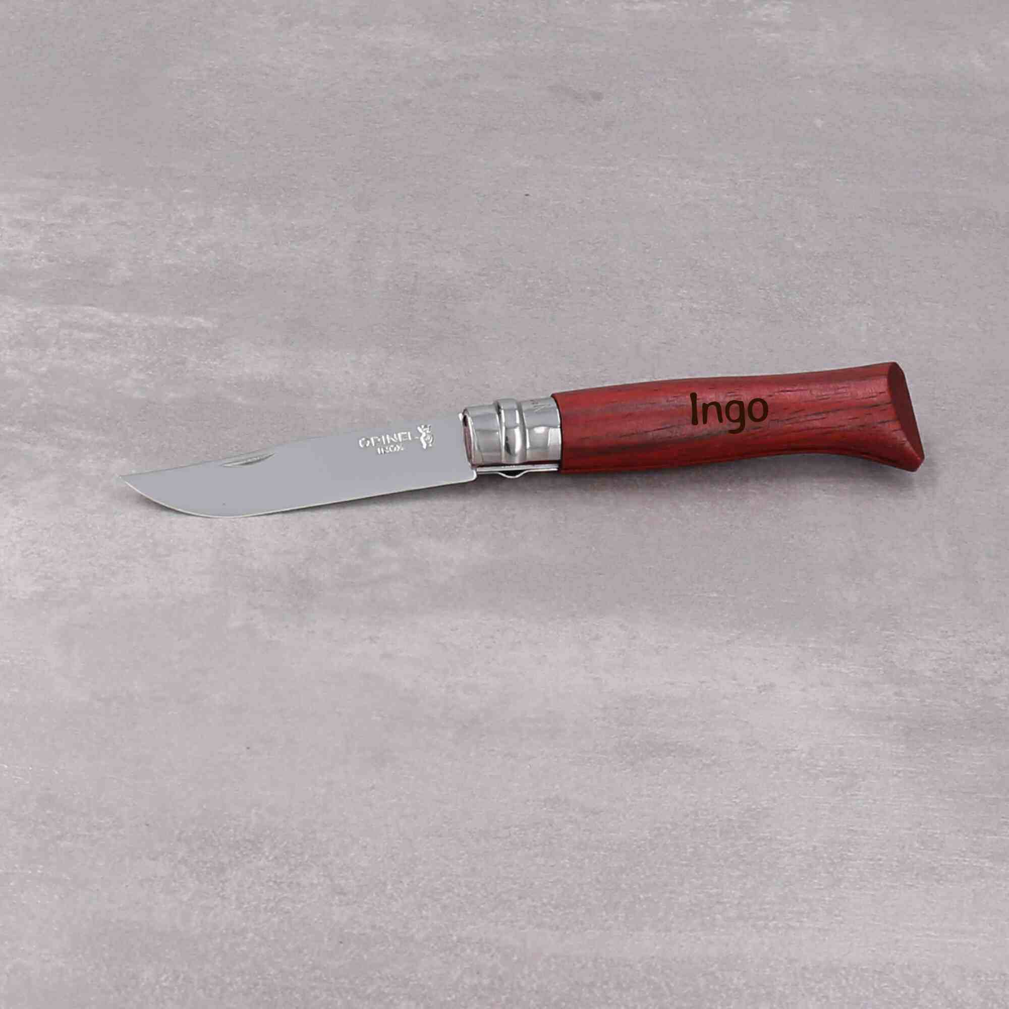 opinel No08, Padoukholz Taschenmesser