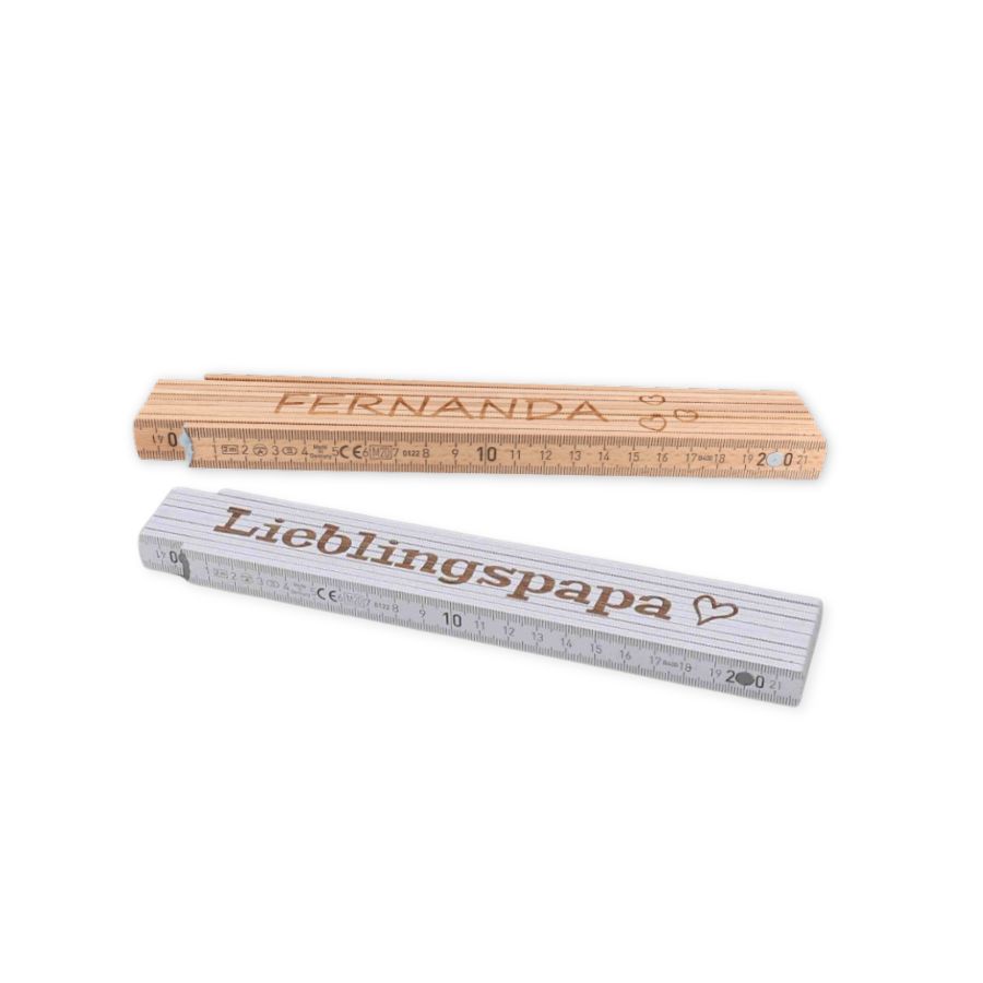Personalisierter Zollstock mit Namen und Symbol Personalisierter Zollstock mit Namen und Symbol