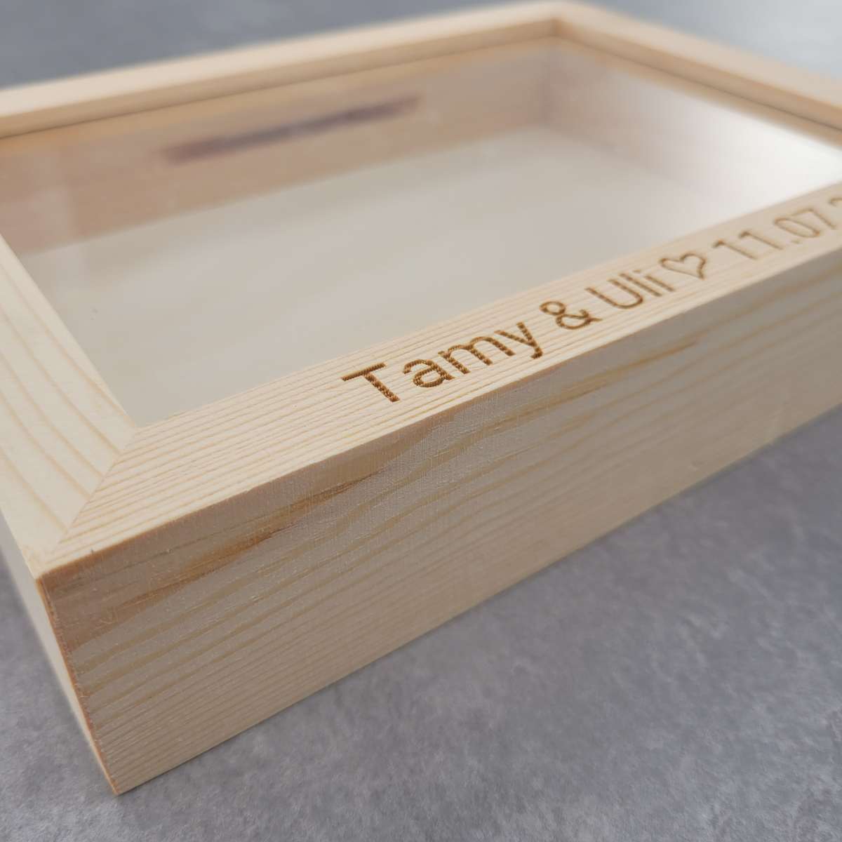 Spardose - Spendenbox aus Holz