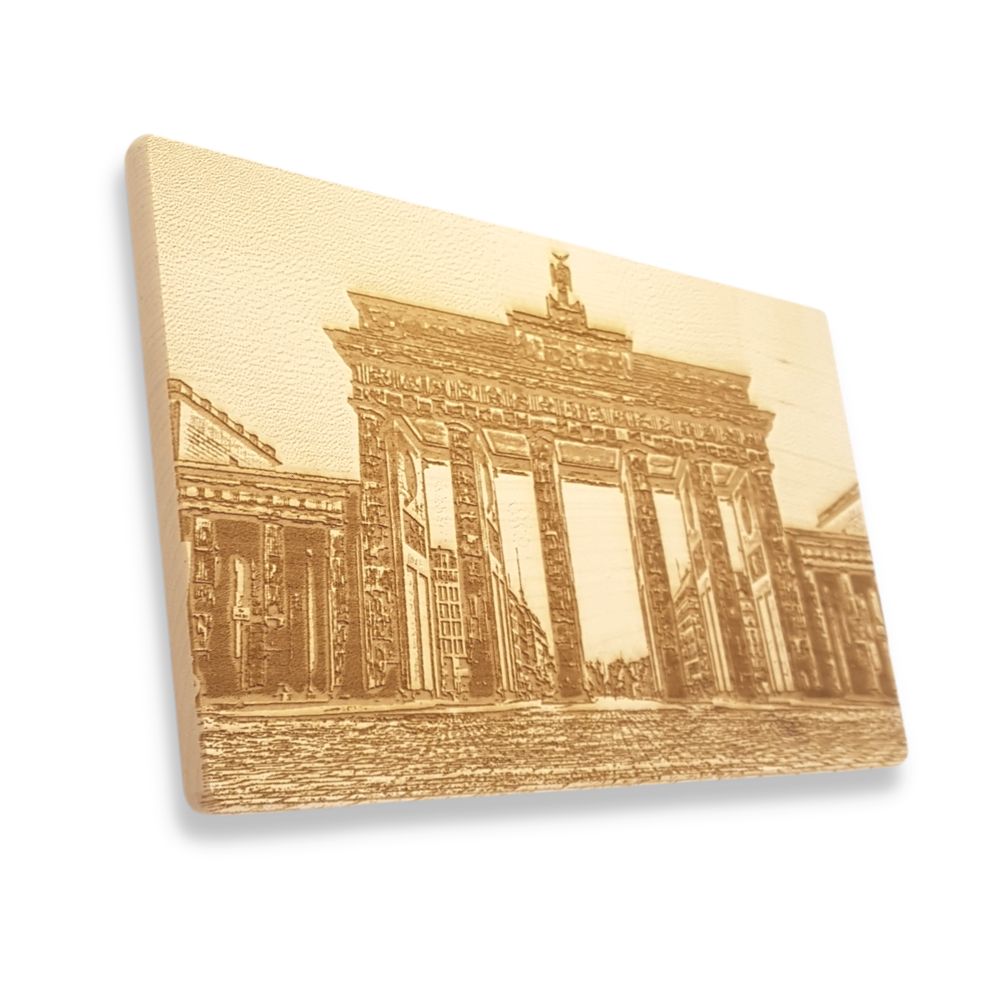 Holzbrett mit Foto Dein Foto auf Schneidebrett