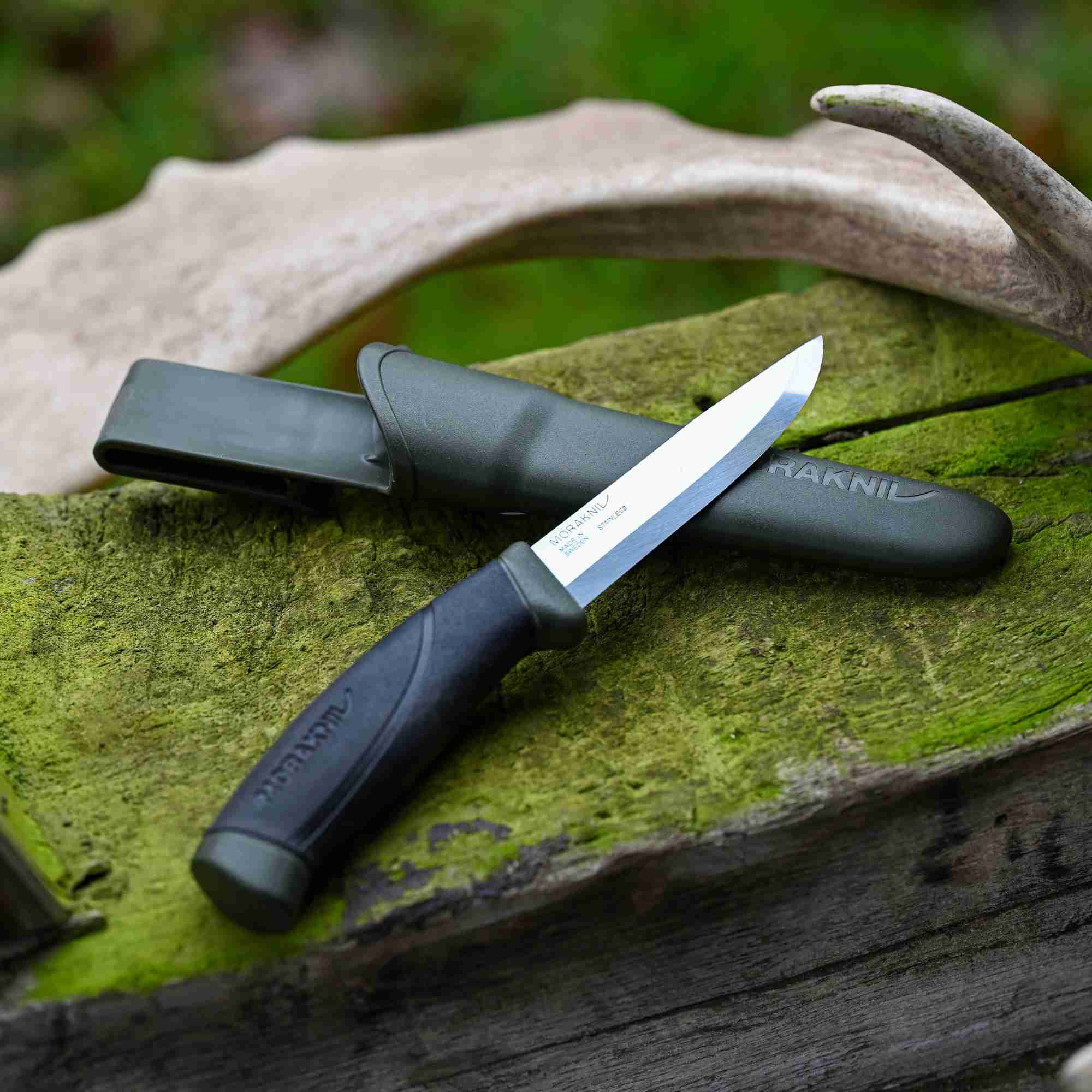 Grünes Jagdmesser ohne Gravur zum Jagen gehen